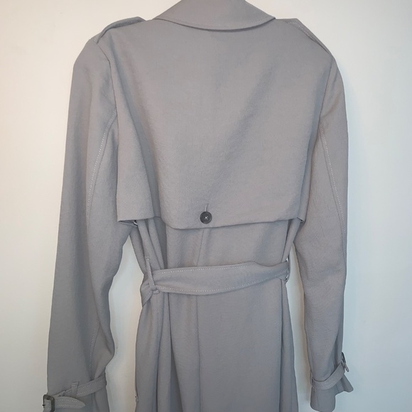 Aritzia Wilfred Louvinel Trench Coat Grey M - Picture 5 of 10